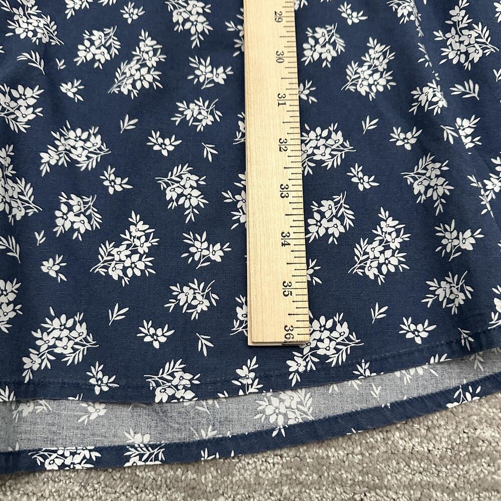 Kimes Ranch Dress Womens XXL Blue Georgina Floral V Neck Belted Western - Picture 12 of 16